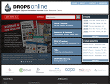 Tablet Screenshot of dropsonline.org